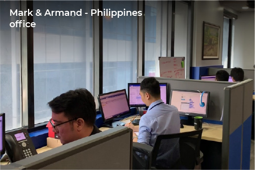 Mark Armand in the Philippines Office